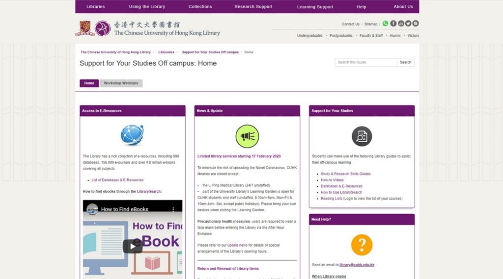 Ensuring Online Teaching Quality In The Epidemic - CUHK In Touch